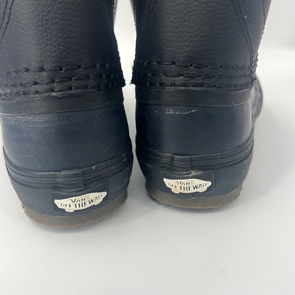 Vans Boots mens checkered snow winter black blue 8.5 new - Picture 4 of 9